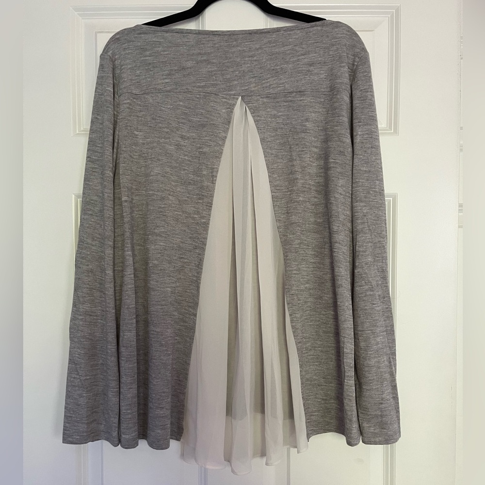 Ann Taylor Top with Sheer Back detail
